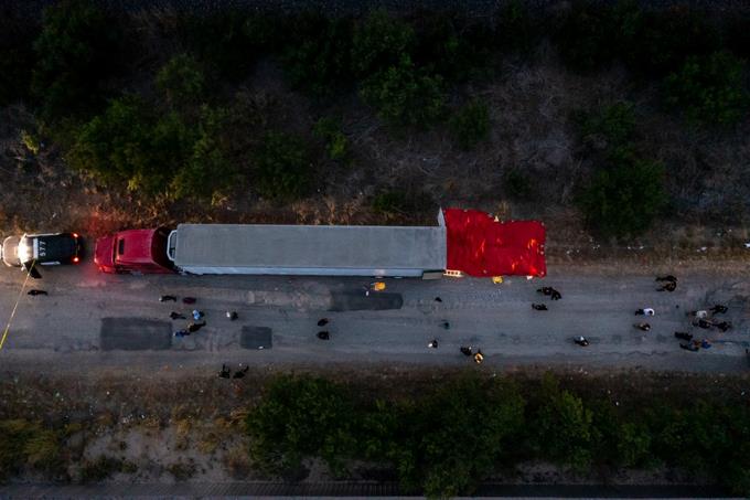 camión con muertos en México