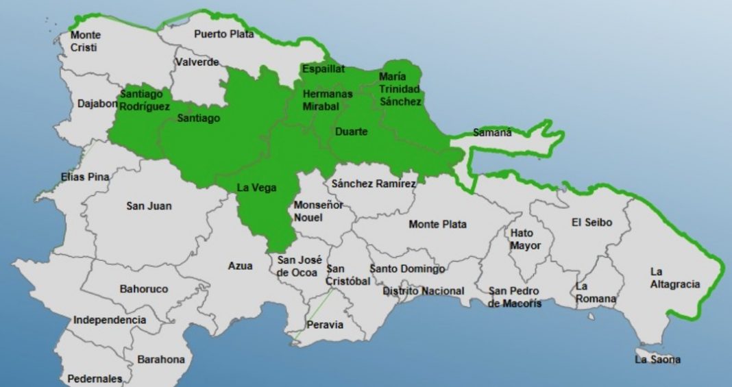 provincias en alerta verde